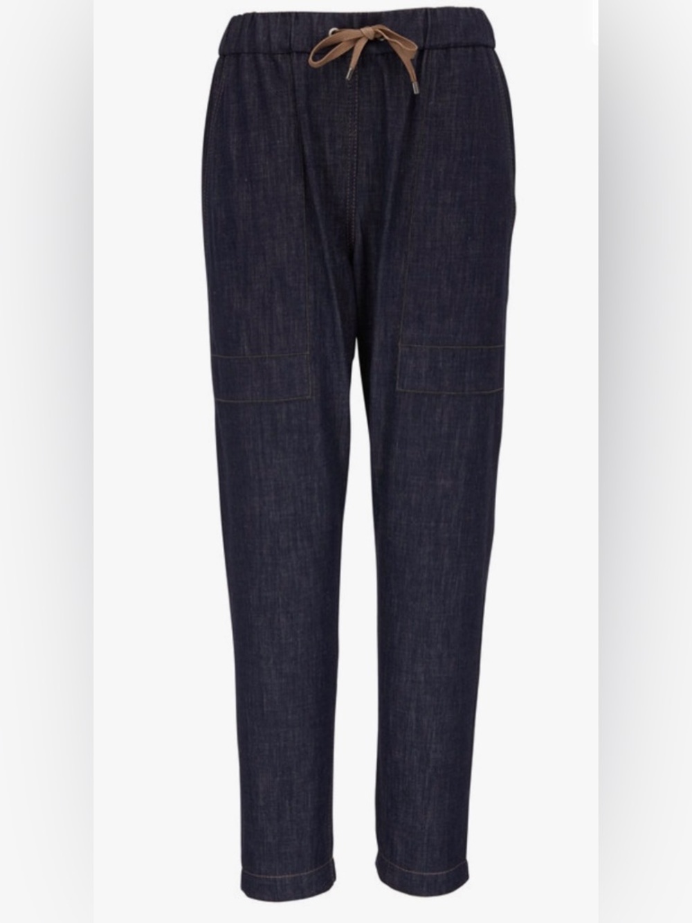 Brunello Cucinelli Dark Indigo Tapered Pants